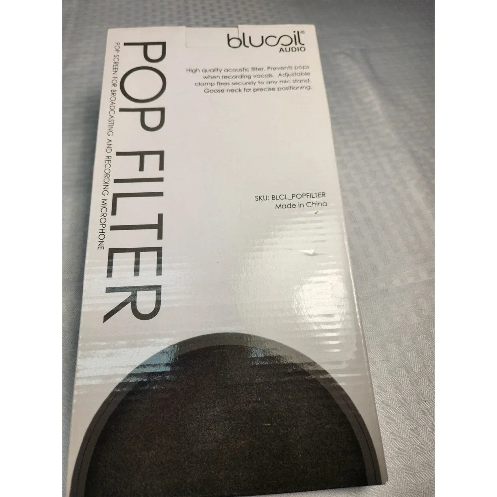 BRAND NEW! Blucoil Pop Filter Pop Screen Recording Broadcasting Podcast